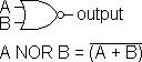 A NOR B