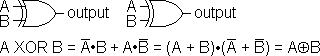 A XOR B